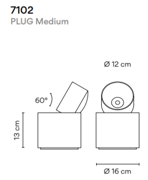 Настольная лампа Vibia Pro 7102