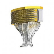 Настенный светильник Beby Group Milano Deco 8030A03 Light gold Transparent Glass