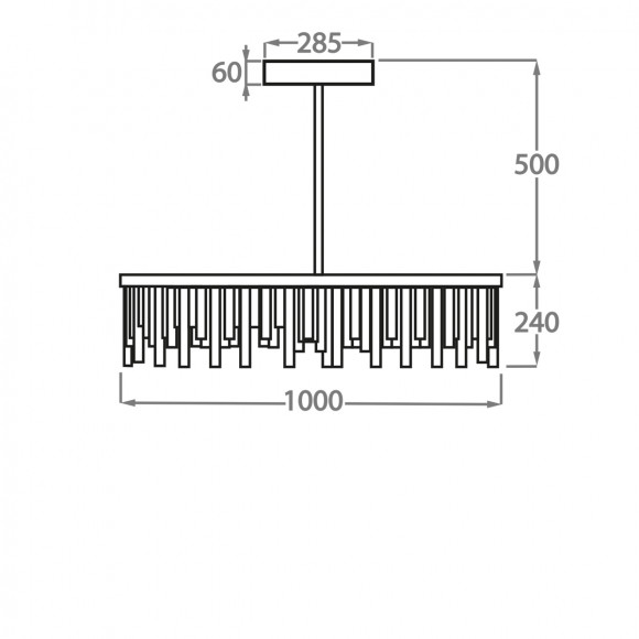 Люстра на штанге Bella Figura Mayfair CL123-R Люстра на штанге Bella Figura Mayfair CL123-R