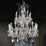 Люстра Beby Group Crystal 7400/16+8 Chrome HALF CUT