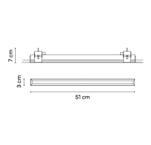 Потолочный светильник Vibia Line 3533