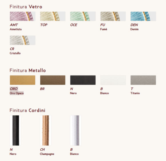 Подвесной светильник Sylcom Lulù 0611