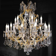 Люстра Beby Group Novecento 970/18+1 Light gold CUT CRYSTAL