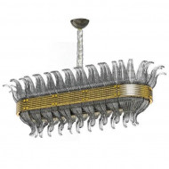 Подвесной светильник Beby Group Milano Deco 8030B04 Light gold Smoked Glass