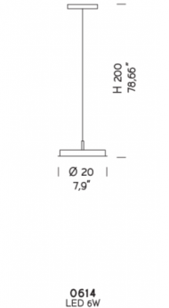 Подвесной светильник Sylcom Lulù 0614