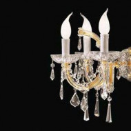 Бра Beby Group Novecento 795/3A Light gold CUT CRYSTAL