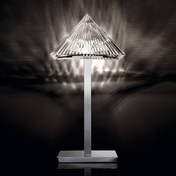 Настольная лампа Beby Group Crystal sand 5100L03 Chrome