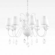 Люстра Beby Group Nuovo Vintage 510/8 Pearled White 316 CUT CRYSTAL