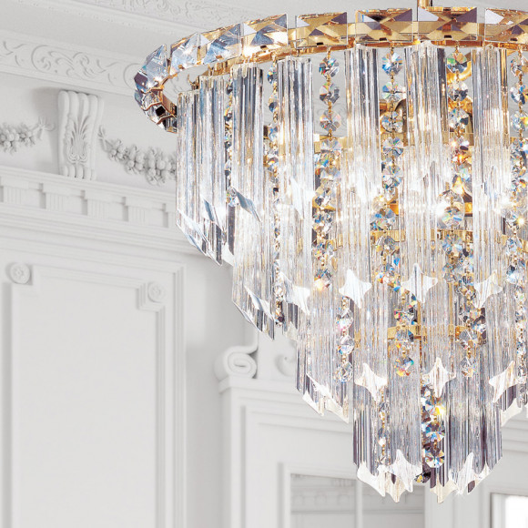 Подвесная люстра Patrizia Volpato Cristalli 6030