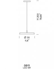 Подвесной светильник Sylcom Lulù 0615