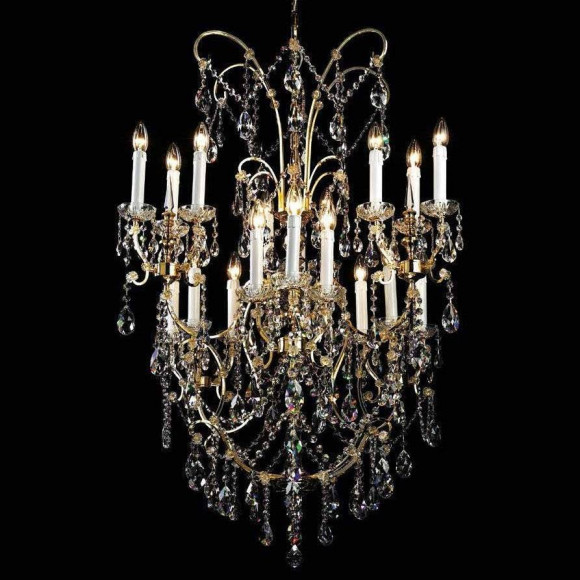 Люстра Beby Group Old style 3317/18 Light gold CUT CRYSTAL