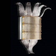 Настенный светильник Beby Group Milano Deco 8030A01 Light gold Transparent Glass