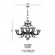 Люстра Beby Garden Party 7810BB4 Chrome Silver Cortina Swarovski Plaque