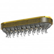 Потолочный светильник Beby Group Milano Deco 8030Q04 Light gold Smoked Glass Потолочный светильник Beby Group Milano Deco 8030Q04 Light gold Smoked Glass