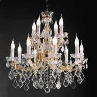 Люстра Beby Group Novecento 630/10+5 Light gold HALF CUT