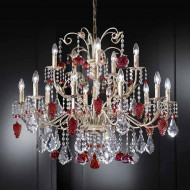 Люстра Beby Group Fruit 103/10+5 Ivory Gold Amber Grapes