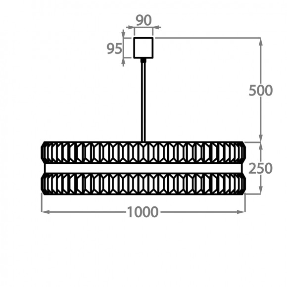 Люстра на штанге Bella Figura Mayfair CL132