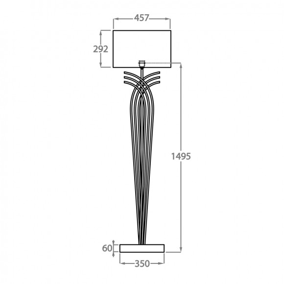 Торшер Bella Figura Moonlight FL209 Торшер Bella Figura Moonlight FL209