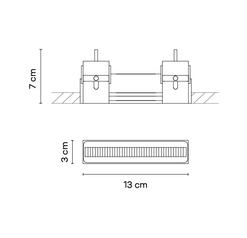 Потолочный светильник Vibia Line 3503 Потолочный светильник Vibia Line 3503