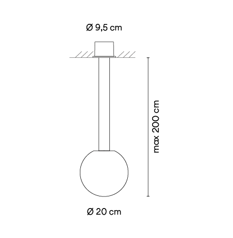 Подвесной светильник Vibia Circus solo 0185