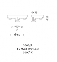 Настенный светильник Sylkom Festa 3000/A Настенный светильник Sylkom Festa 3000/A