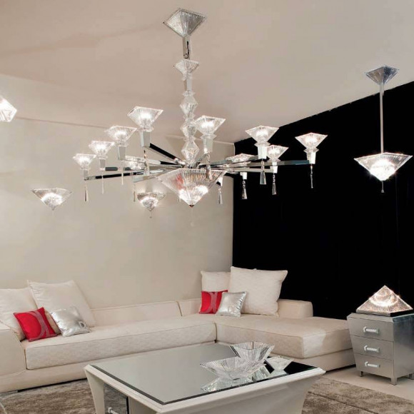 Люстра Beby Group Crystal sand 5100B01 Chrome