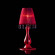 Настольная лампа Beby La Femme 7700L02 Chrome Red Sensuelle 280 SW Blu Violet