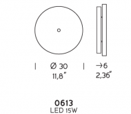 Настенный светильник Sylkom Lulù 0613 Настенный светильник Sylkom Lulù 0613