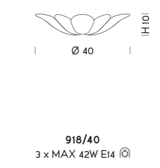 Потолочный светильник Sylkom Bembo 918/40