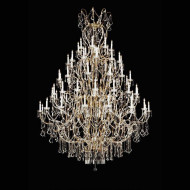 Люстра Beby Group Old style 3301/70+1 Satin gold CUT CRYSTAL