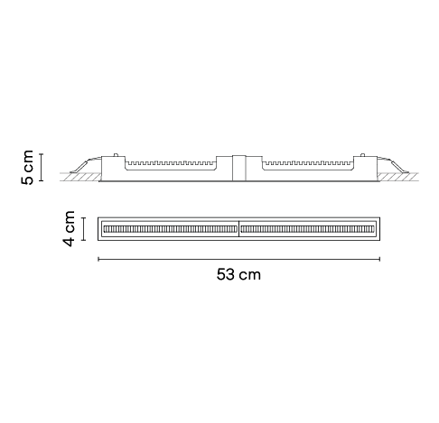 Потолочный светильник Vibia Line 3510 Потолочный светильник Vibia Line 3510