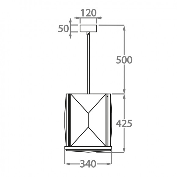 Люстра на штанге Bella Figura Mayfair CL551-LAN