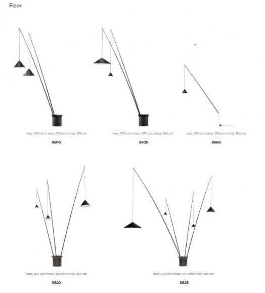 Коллекция Торшеров Vibia North Коллекция Торшеров Vibia North