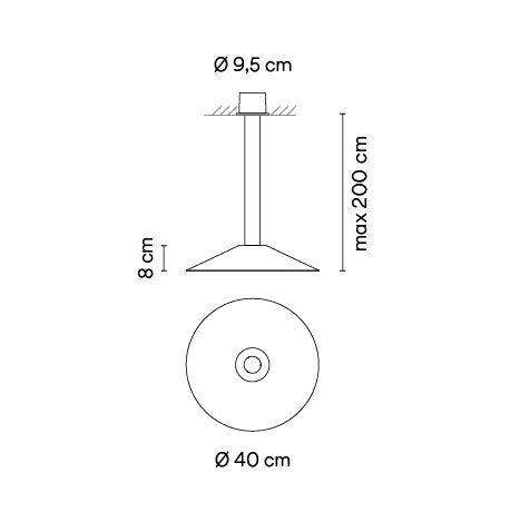 Подвесной светильник Vibia Circus solo 0182