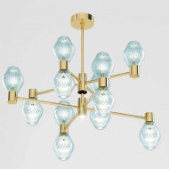 Потолочная люстра Beby Group Peonia 7701B04 Light Gold Turquoise Capri