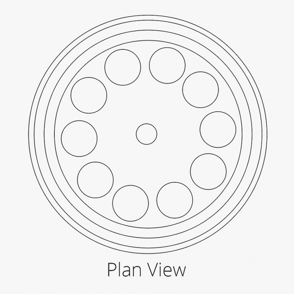 Торшер Bella Figura Art Deco FL291 Торшер Bella Figura Art Deco FL291