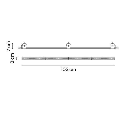 Потолочный светильник Vibia Line 3518