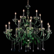 Люстра Beby Group Garden Party 7800B01 Light gold Green Tuscany Swarovski Plaque