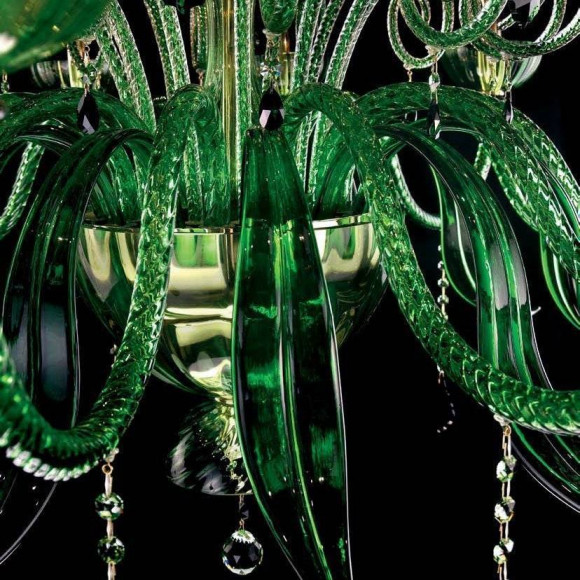 Люстра Beby Group Garden Party 7800B01 Light gold Green Tuscany Swarovski Plaque