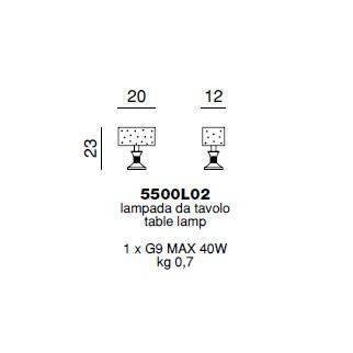 Настольная лампа Beby Group Crystal dream 5500L02 Chrome White Swarovski Настольная лампа Beby Group Crystal dream 5500L02 Chrome White Swarovski