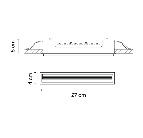 Потолочный светильник Vibia Line 3575 Потолочный светильник Vibia Line 3575