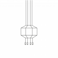 Подвесная люстра Vibia Wireflow 0401 Подвесная люстра Vibia Wireflow 0401