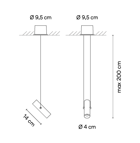 Подвесной светильник Vibia Circus solo 0178