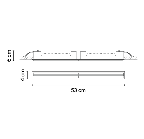 Потолочный светильник Vibia Line 3580 Потолочный светильник Vibia Line 3580