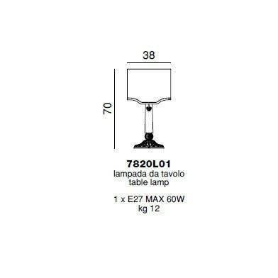 Настольная лампа Beby Group Pure 7820L01 Chrome Fuchsia Venice 017 - rose Настольная лампа Beby Group Pure 7820L01 Chrome Fuchsia Venice 017 - rose