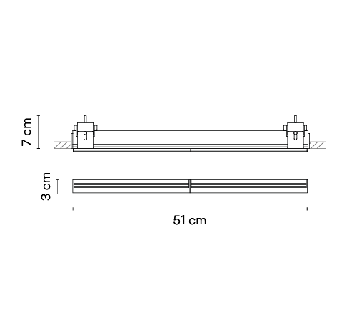 Потолочный светильник Vibia Line 3583 Потолочный светильник Vibia Line 3583