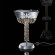 Настольная лампа Beby Velvet 0150L01 Chrome Swarovski Almond