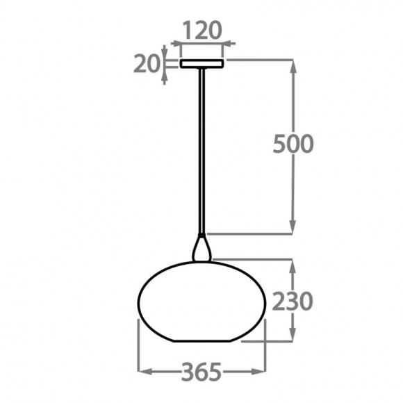 Подвесной светильник Bella Figura Vega CL809 Подвесной светильник Bella Figura Vega CL809