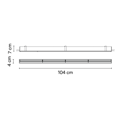 Потолочный светильник Vibia Line 3585