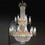 Люстра Beby Group Empire 1560/36 Light gold CUT CRYSTAL